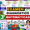 Examen Diagnóstico Matemáticas 3° Grado de SECUNDARIA NEM (2025 -2026)