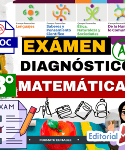 Examen Diagnóstico Matemáticas 3° Grado de SECUNDARIA NEM (2025 -2026)
