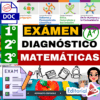 Examen Diagnóstico Matemáticas 1°, 2° y 3° Grado de SECUNDARIA NEM (2025 -2026)