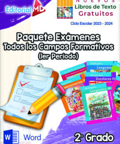 Examen primer trimestre segundo grado