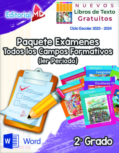 Examen primer trimestre segundo grado
