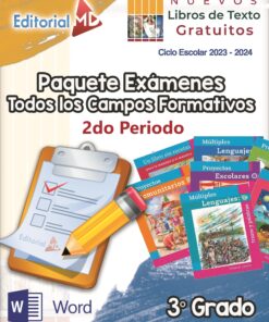 Examen Segundo trimestre tercer grado de Primaria