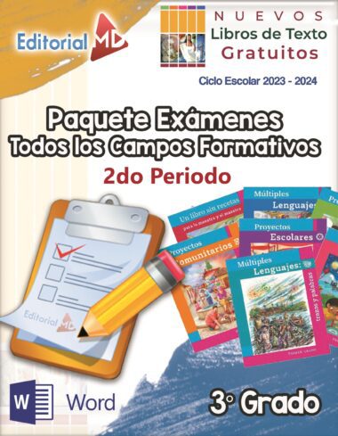 Examen Segundo trimestre tercer grado de Primaria