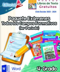 Examen primer trimestre cuarto grado