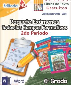 Examen Segundo Trimestre Sexto Grado