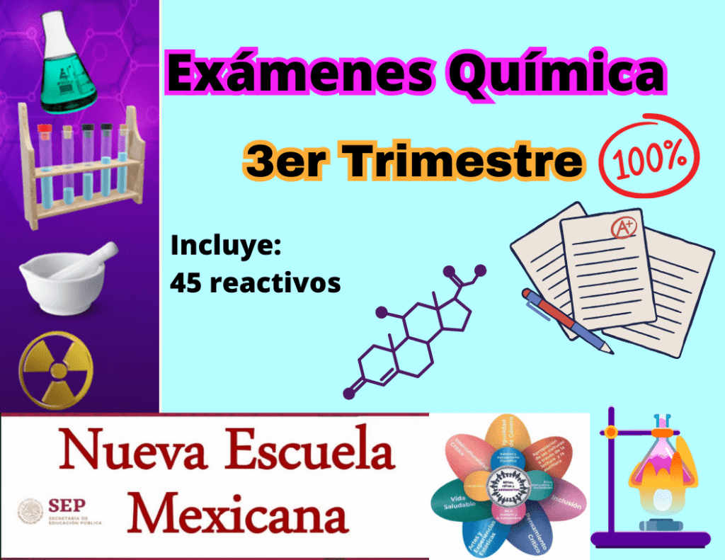 Examen De Quimica Tercer Trimestre Secundaria