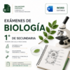 Exámenes de Biología 1° de Secundaria NEM 2026-2027 Word Editable | Diagnóstico, Trimestrales y Final