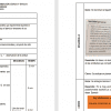 Documento educativo de dos páginas que muestra un plan de lección. el lado izquierdo incluye objetivos y actividades en formato de tabla; El lado derecho muestra un ejemplo escrito a mano y un calendario.