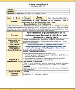 Un documento en español titulado 