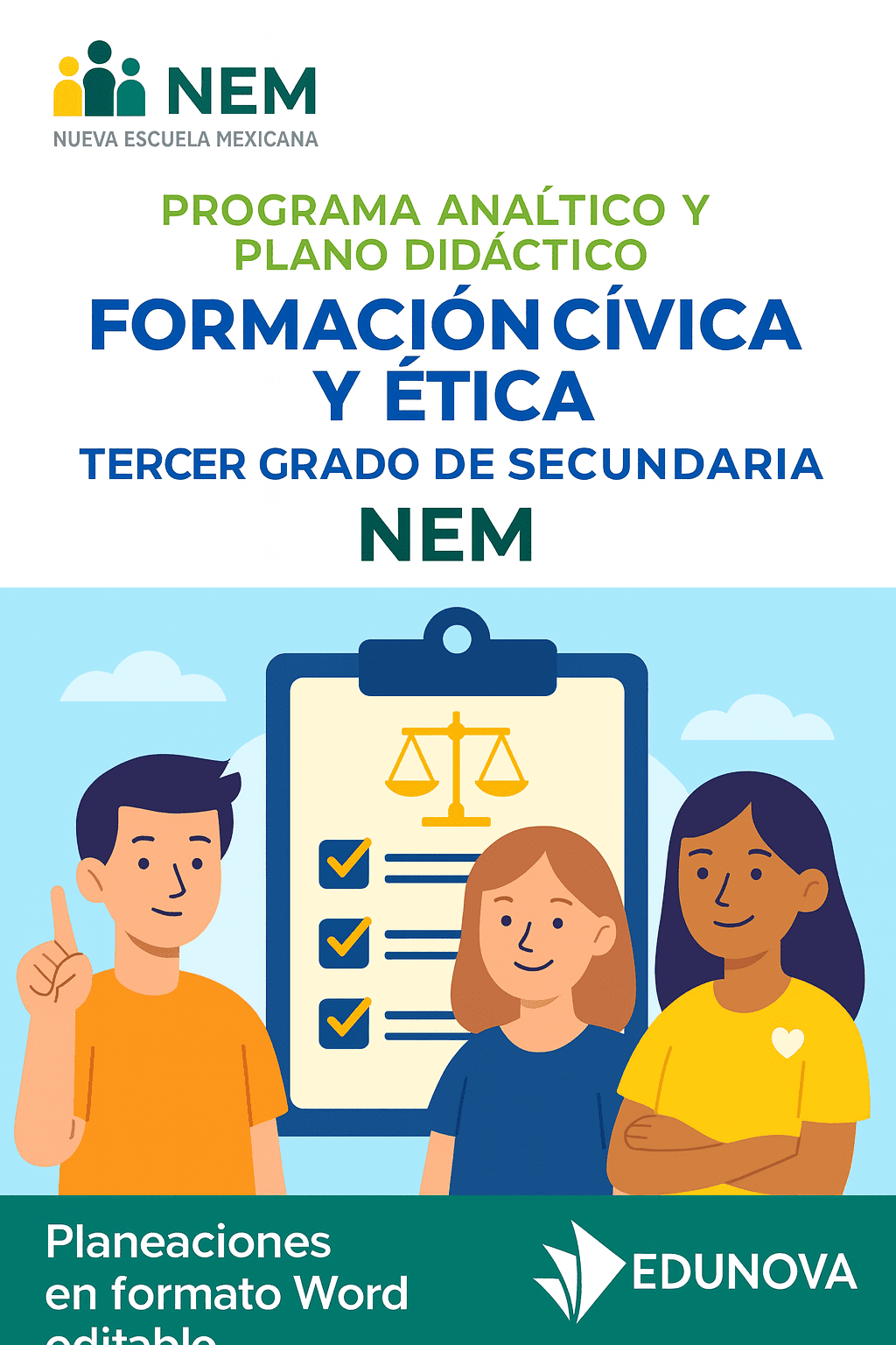 Formación Cívica y Ética - Programa Analítico y Plano Didáctico - Tercer Grado de Secundaria 1 Formación Cívica y Ética - Programa Analítico y Plano Didáctico - Tercer Grado de Secundaria
