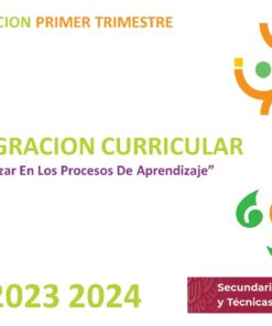 Planeación Integración Curricular Secundaria (Trimestre 1)