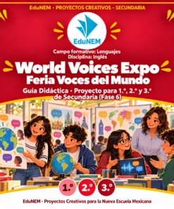World Voices Expo | EduNEM Inglés Secundaria 1.º a 3.º | Diversidad lingüística en 10 sesiones