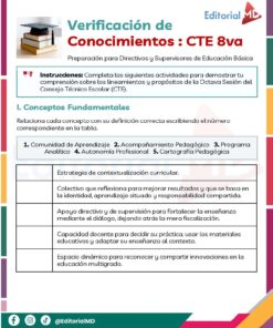 Productos Contestados CTE 8va Sesión Junio 2026 Consejo Técnico Escolar (Todos los Niveles) 25 Ficha de Trabajo CTE Junio 2026 Pagina 1