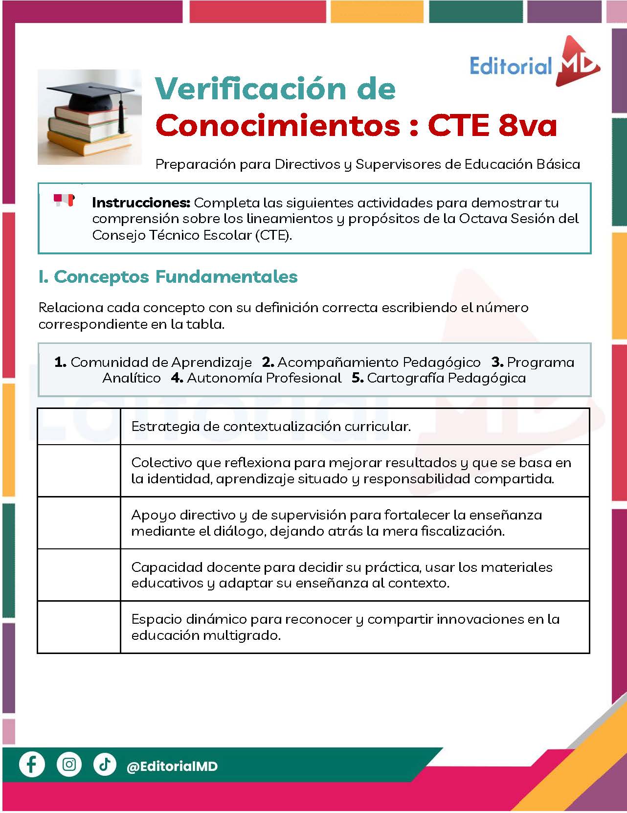 Productos Contestados CTE 8va Sesión Junio 2026 Consejo Técnico Escolar (Todos los Niveles) 10 Productos Contestados CTE 8va Sesión Junio 2026 Consejo Técnico Escolar (Todos los Niveles) - Image 10