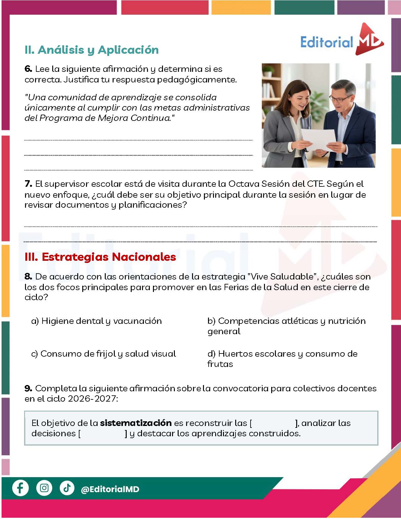Productos Contestados CTE 8va Sesión Junio 2026 Consejo Técnico Escolar (Todos los Niveles) 13 Productos Contestados CTE 8va Sesión Junio 2026 Consejo Técnico Escolar (Todos los Niveles) - Image 13