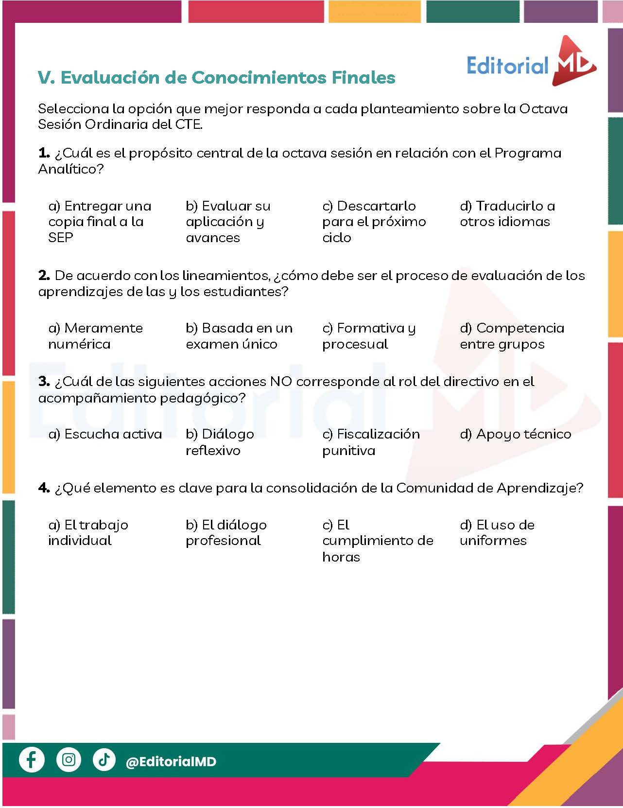 Productos Contestados CTE 8va Sesión Junio 2026 Consejo Técnico Escolar (Todos los Niveles) 15 Productos Contestados CTE 8va Sesión Junio 2026 Consejo Técnico Escolar (Todos los Niveles) - Image 15