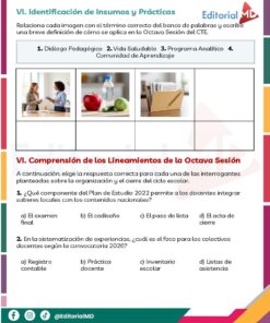 Productos Contestados CTE 8va Sesión Junio 2026 Consejo Técnico Escolar (Todos los Niveles) 31 Ficha de Trabajo CTE Junio 2026 Pagina 5