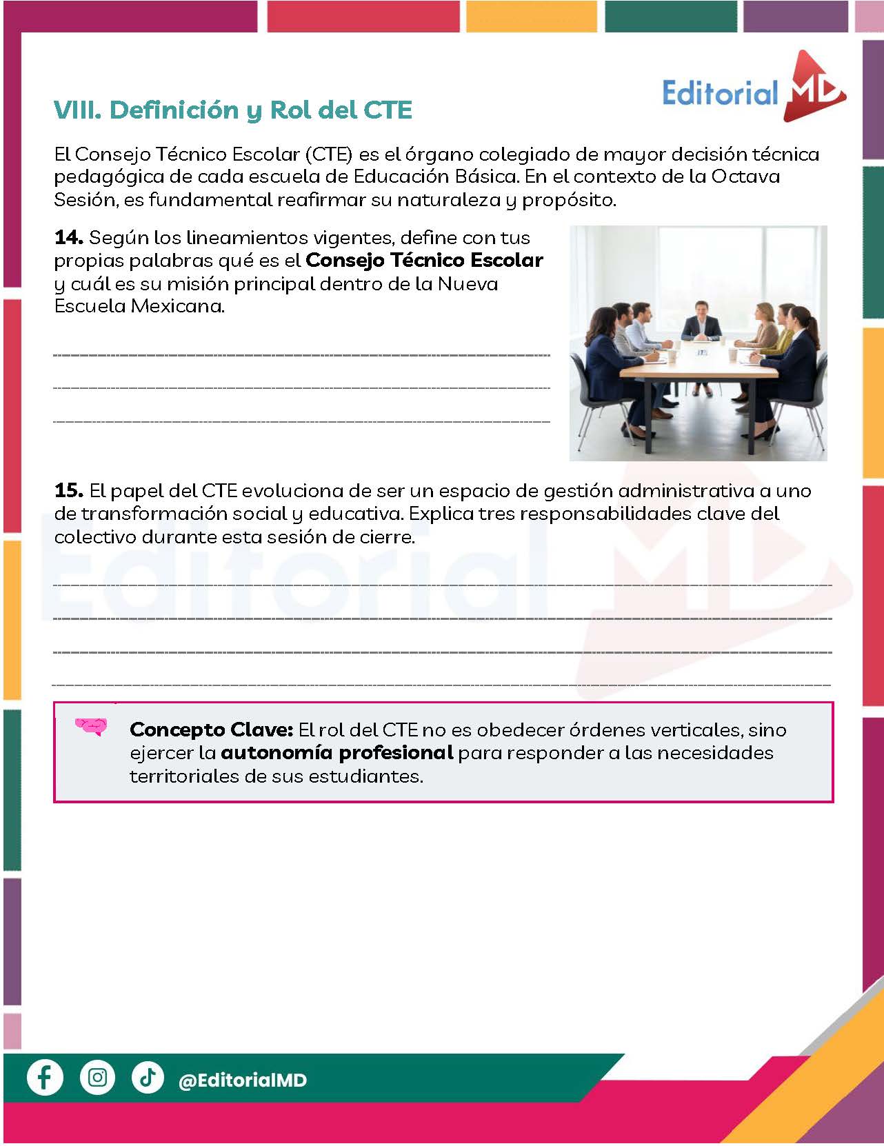 Productos Contestados CTE 8va Sesión Junio 2026 Consejo Técnico Escolar (Todos los Niveles) 12 Productos Contestados CTE 8va Sesión Junio 2026 Consejo Técnico Escolar (Todos los Niveles) - Image 12