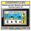 Sumas hasta 10 Construcción de la Noción de Sumas Matemáticas Primer Grado Primaria Fichas Digitales