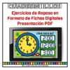 Reloj Análogo y Digital Hora Medición del Tiempo Matemáticas Grado Primaria Fichas Digitales 11 Fichas Digitales PDA Cuadernillos de Aprendizajes 2 10