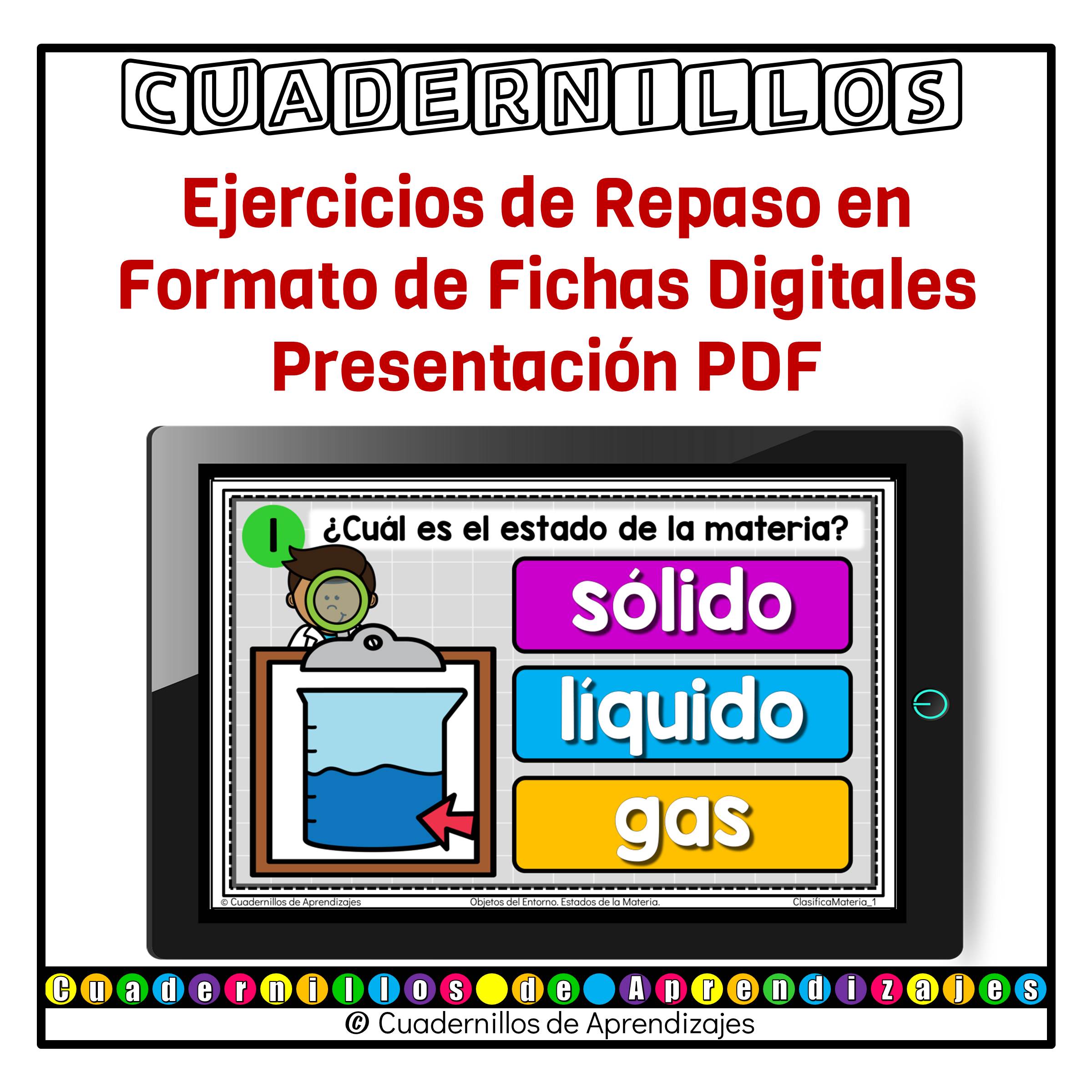 Clasifica por Estados de la Materia Objetos del Entorno Primero Segundo Grado Primaria Fichas Digitales 2 Clasifica por Estados de la Materia Objetos del Entorno Primero Segundo Grado Primaria Fichas Digitales - Image 2