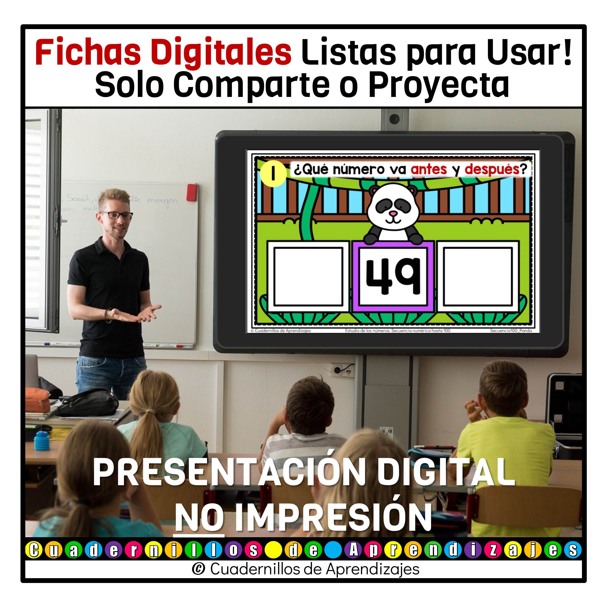 Secuencia Numérica hasta 100 Panda Estudio de los Números Matemáticas Primer Grado Fichas Digitales 3 Secuencia Numérica hasta 100 Panda Estudio de los Números Matemáticas Primer Grado Fichas Digitales - Image 3
