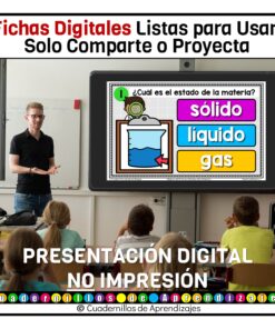 Clasifica por Estados de la Materia Objetos del Entorno Primero Segundo Grado Primaria Fichas Digitales 12 Fichas Digitales PDA Cuadernillos de Aprendizajes 3 7