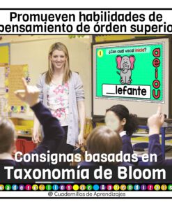 Palabras Inician Vocales Lectoescritura Preescolar Primer Grado Fichas Digitales 13 Fichas Digitales PDA Cuadernillos de Aprendizajes 4 14
