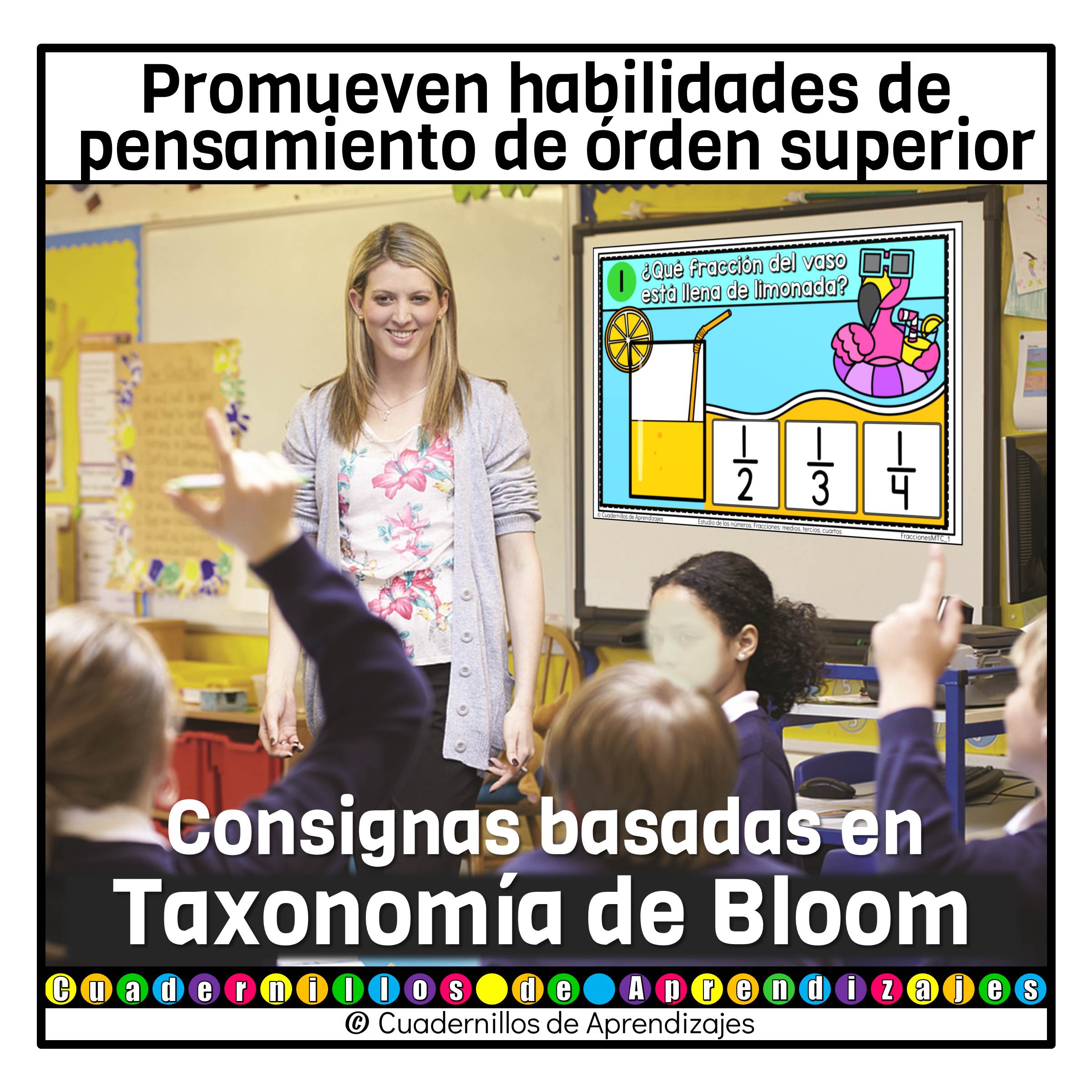 Fracciones: medios tercios cuartos Estudio de los números Matemáticas Grado Primaria Fichas Digitales 4 Fracciones: medios tercios cuartos Estudio de los números Matemáticas Grado Primaria Fichas Digitales - Image 4