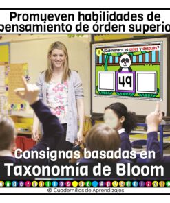 Secuencia Numérica hasta 100 Panda Estudio de los Números Matemáticas Primer Grado Fichas Digitales 13 Fichas Digitales PDA Cuadernillos de Aprendizajes 4 4