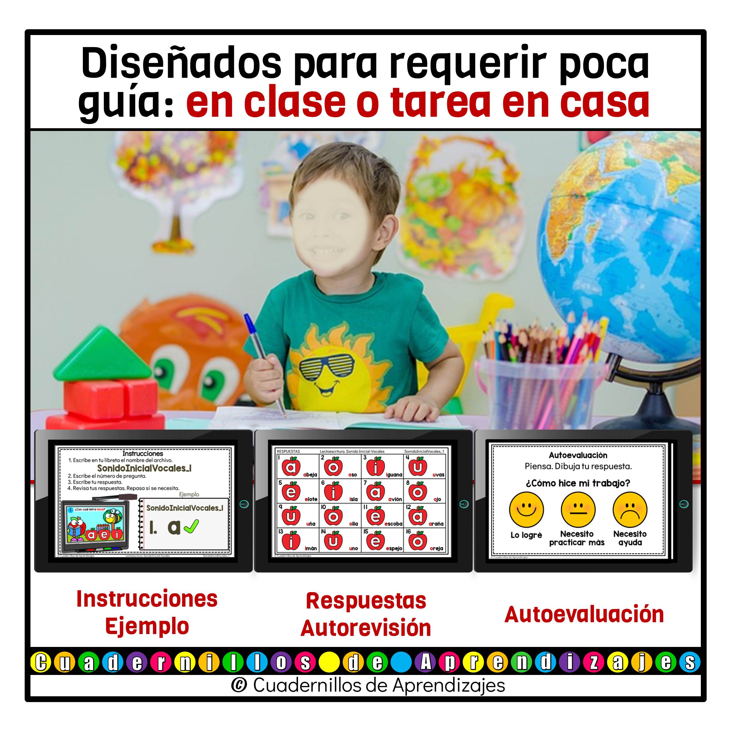 Sonidos Iniciales Vocales 1 Lectoescritura Preescolar Primer Grado Primaria Fichas Digitales 5 Sonidos Iniciales Vocales 1 Lectoescritura Preescolar Primer Grado Primaria Fichas Digitales - Image 5