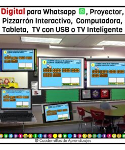 Valor Posicional Unidades y Decenas Zanahorias Estudio de los Números Matemáticas Primer Grado Fichas Digitales 15 Fichas Digitales PDA Cuadernillos de Aprendizajes 6 1