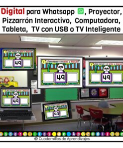 Secuencia Numérica hasta 100 Panda Estudio de los Números Matemáticas Primer Grado Fichas Digitales 15 Fichas Digitales PDA Cuadernillos de Aprendizajes 6 4
