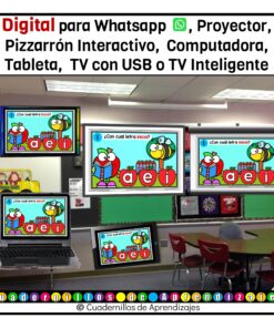 Sonidos Iniciales Vocales 1 Lectoescritura Preescolar Primer Grado Primaria Fichas Digitales 15 Fichas Digitales PDA Cuadernillos de Aprendizajes 6 6