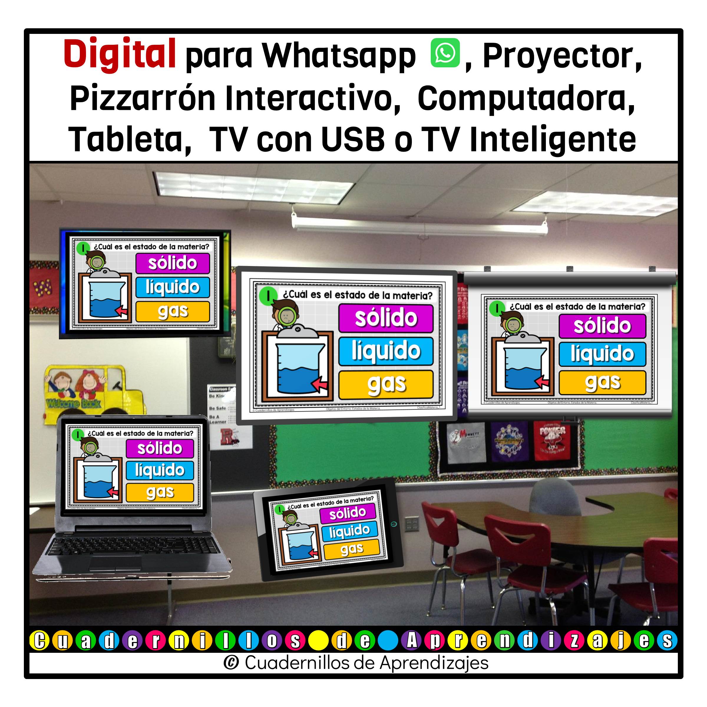Clasifica por Estados de la Materia Objetos del Entorno Primero Segundo Grado Primaria Fichas Digitales 6 Clasifica por Estados de la Materia Objetos del Entorno Primero Segundo Grado Primaria Fichas Digitales - Image 6