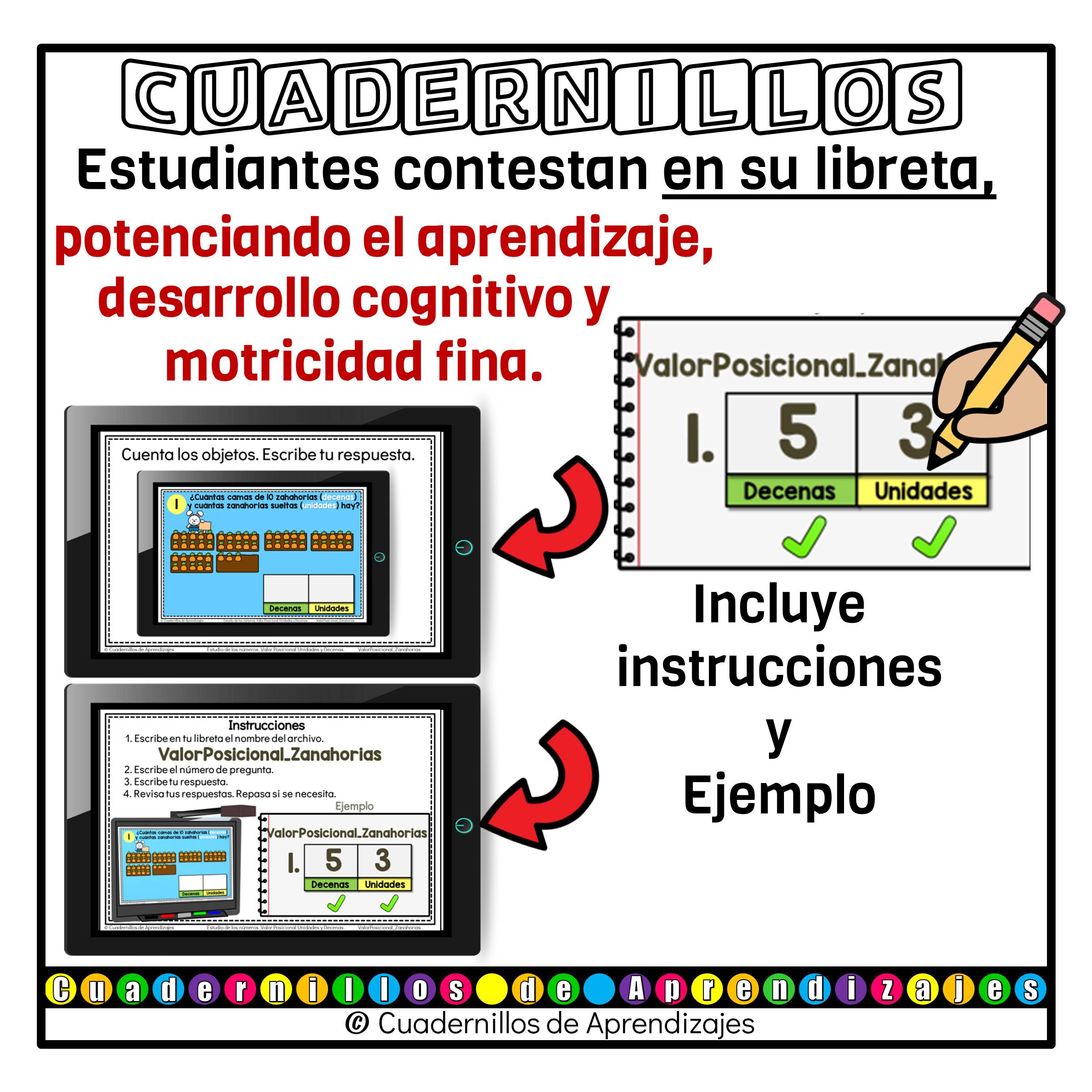 Valor Posicional Unidades y Decenas Zanahorias Estudio de los Números Matemáticas Primer Grado Fichas Digitales 7 Valor Posicional Unidades y Decenas Zanahorias Estudio de los Números Matemáticas Primer Grado Fichas Digitales - Image 7