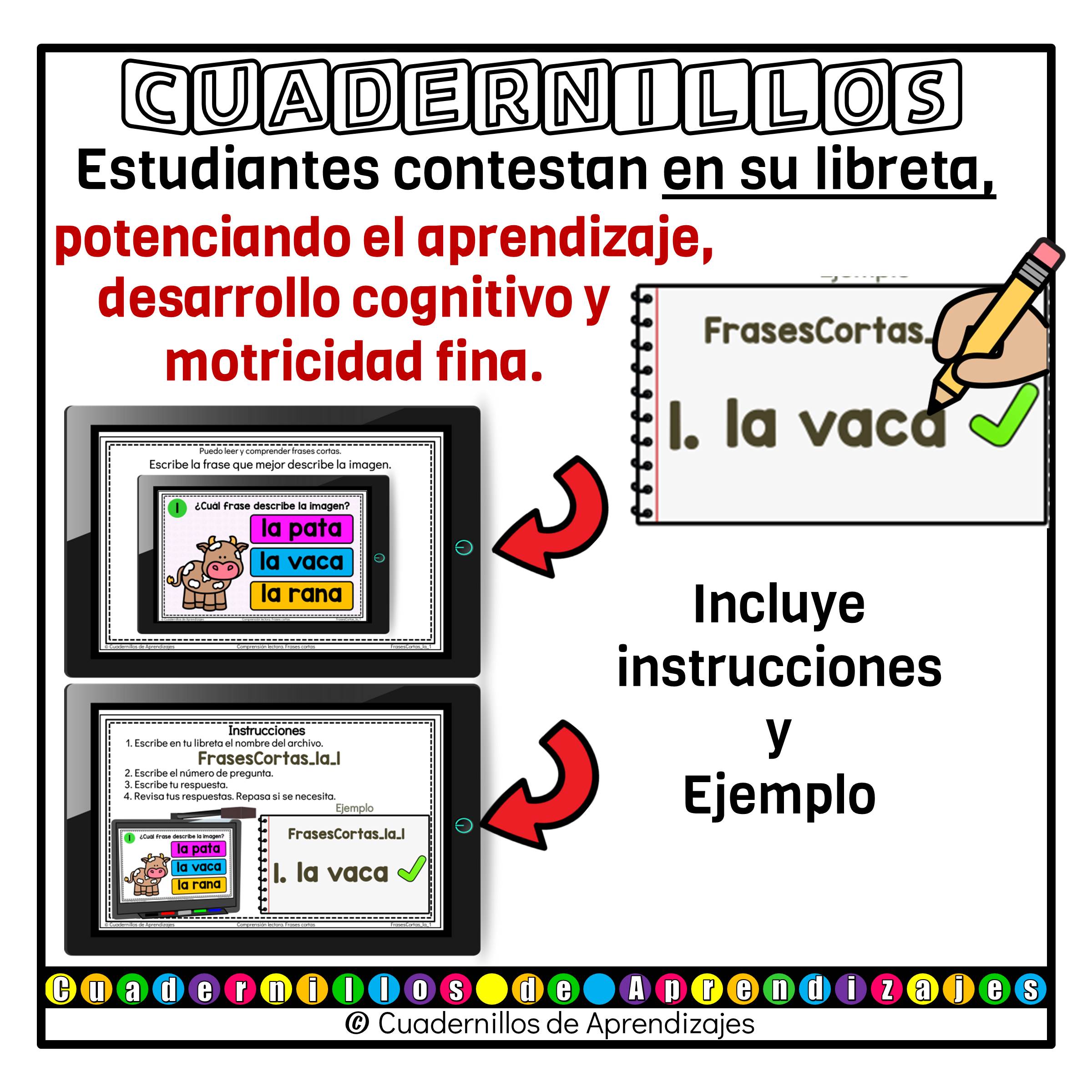 Lectura Frases Cortas Comprensión Lectora Español Primer Grado Primaria Fichas Digitales 7 Lectura Frases Cortas Comprensión Lectora Español Primer Grado Primaria Fichas Digitales - Image 7