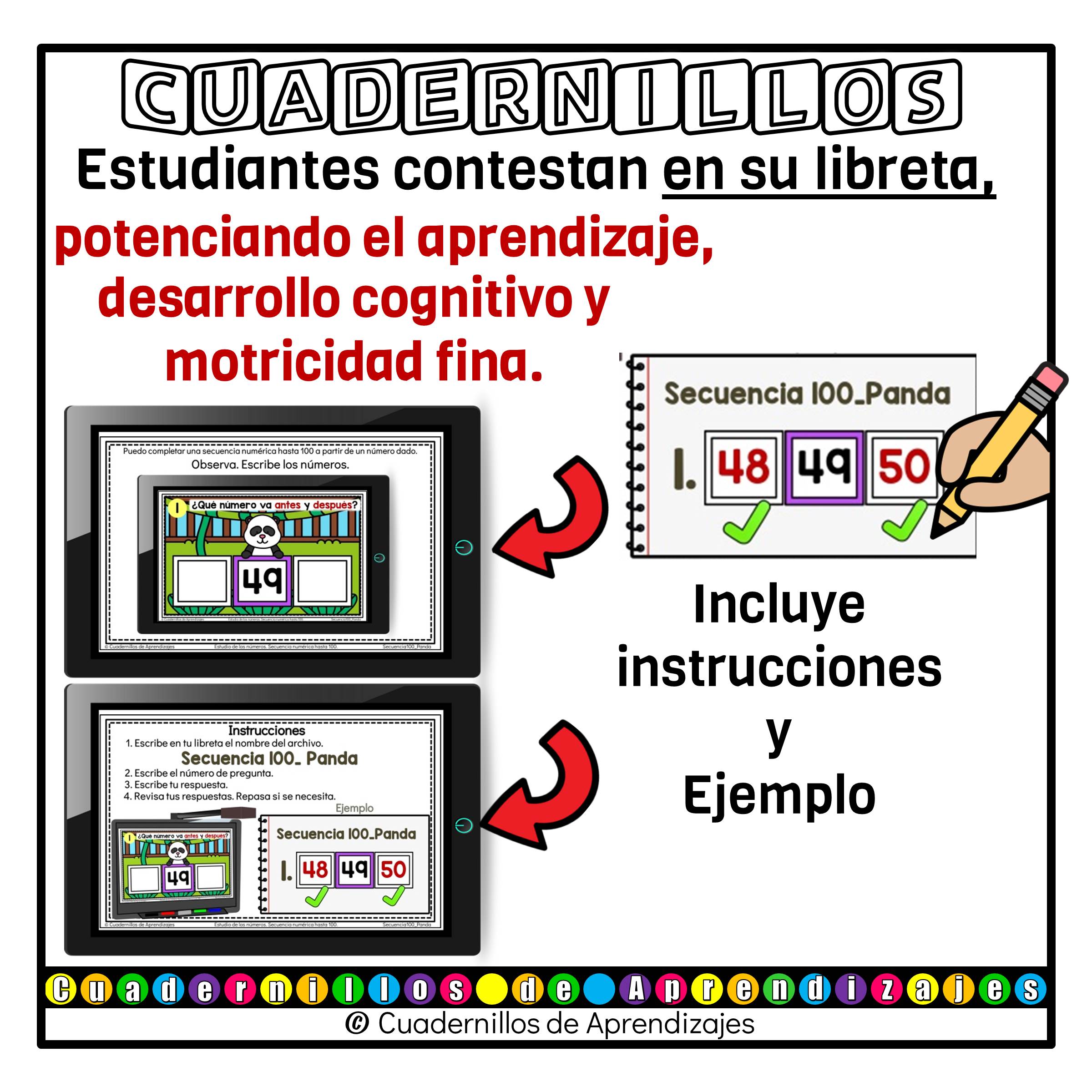 Secuencia Numérica hasta 100 Panda Estudio de los Números Matemáticas Primer Grado Fichas Digitales 7 Secuencia Numérica hasta 100 Panda Estudio de los Números Matemáticas Primer Grado Fichas Digitales - Image 7