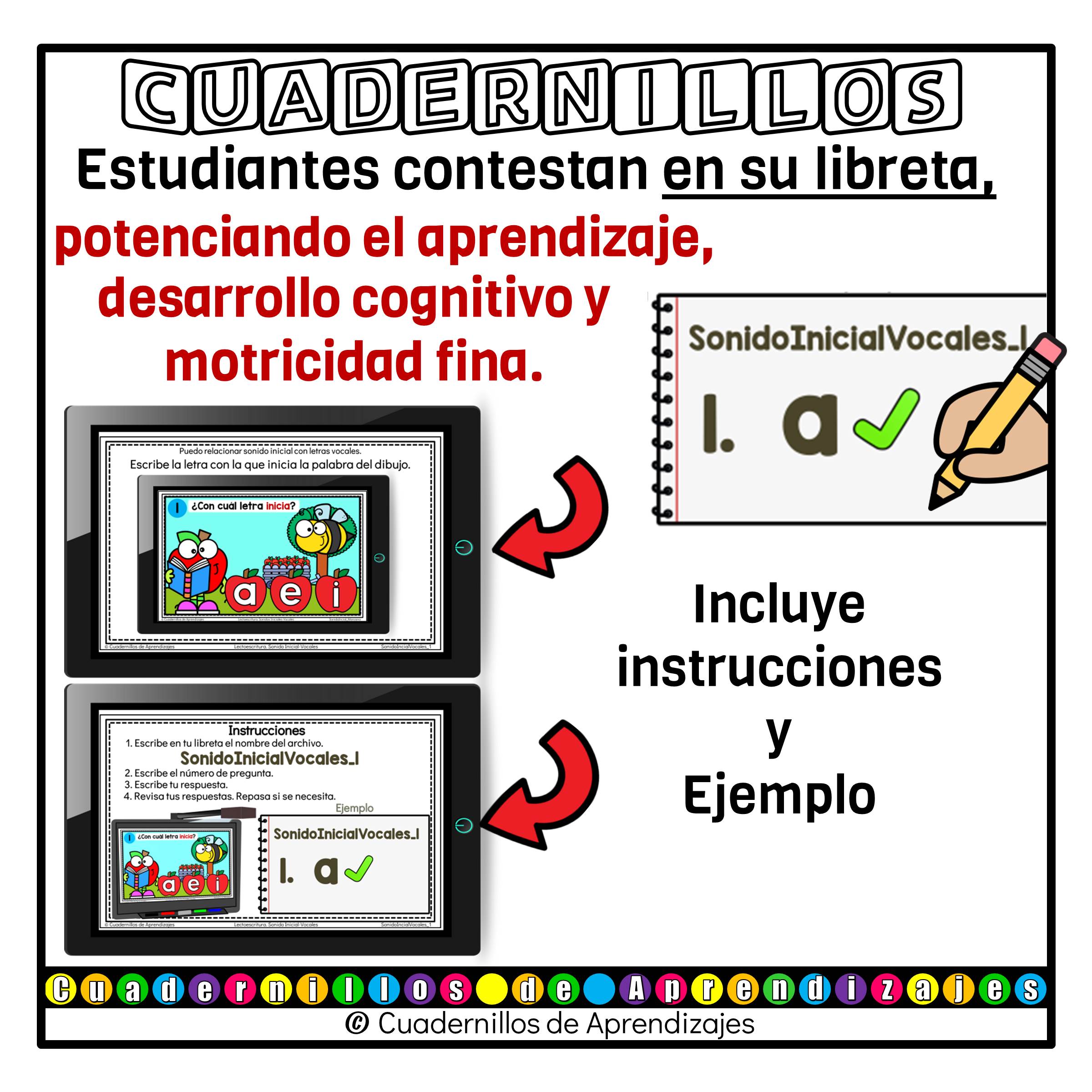 Sonidos Iniciales Vocales 1 Lectoescritura Preescolar Primer Grado Primaria Fichas Digitales 7 Sonidos Iniciales Vocales 1 Lectoescritura Preescolar Primer Grado Primaria Fichas Digitales - Image 7