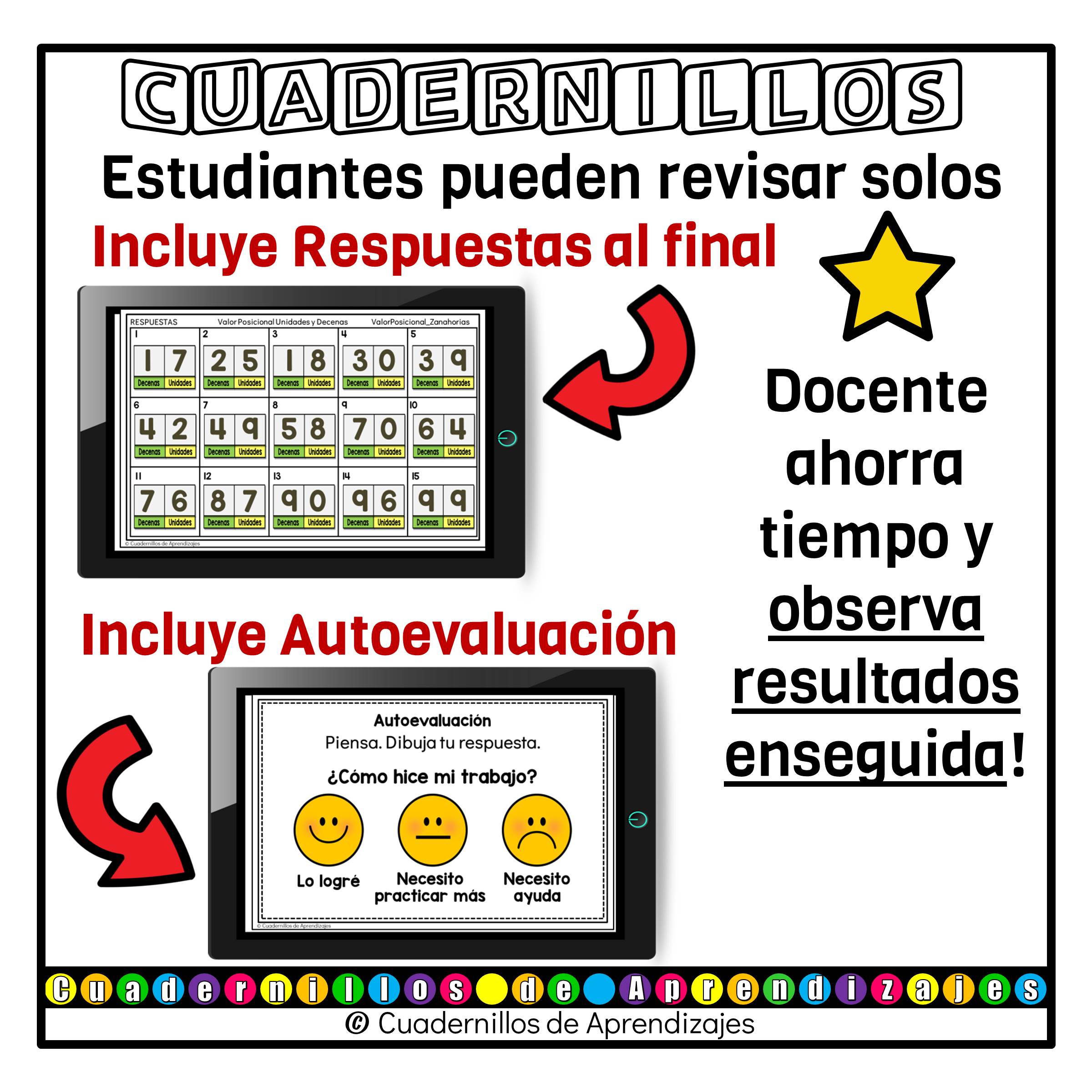 Valor Posicional Unidades y Decenas Zanahorias Estudio de los Números Matemáticas Primer Grado Fichas Digitales 8 Valor Posicional Unidades y Decenas Zanahorias Estudio de los Números Matemáticas Primer Grado Fichas Digitales - Image 8