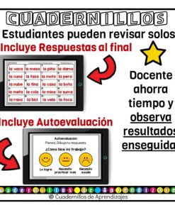 Lectura Frases Cortas Comprensión Lectora Español Primer Grado Primaria Fichas Digitales 17 Fichas Digitales PDA Cuadernillos de Aprendizajes 8 15