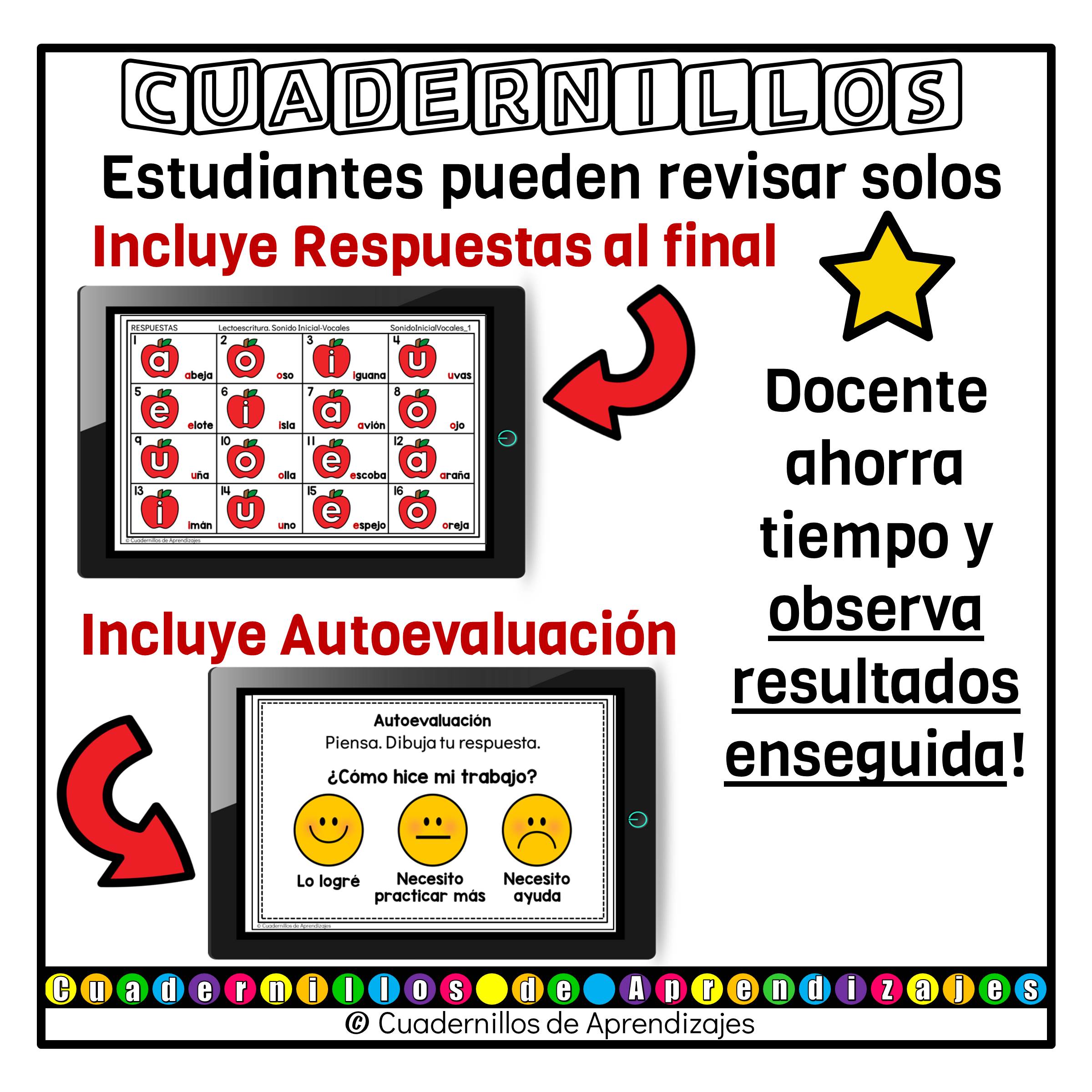 Sonidos Iniciales Vocales 1 Lectoescritura Preescolar Primer Grado Primaria Fichas Digitales 8 Sonidos Iniciales Vocales 1 Lectoescritura Preescolar Primer Grado Primaria Fichas Digitales - Image 8
