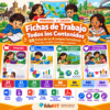 Fichas de Trabajo para Primaria 5.° Grado | 88 Fichas, 84 Contenidos y 253 PDA