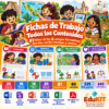 Fichas de Trabajo para Primaria 4.° Grado | 81 Fichas, 80 Contenidos y 225 PDA