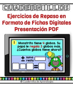 Fichas digitales problemas sumas restas 2