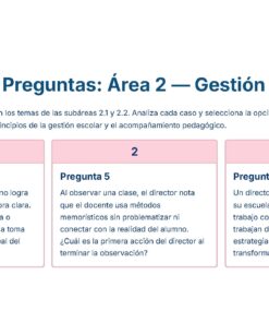 Guía de Apoyo Promoción Vertical Función Directiva Educación Primaria- USICAMM 2026 - 2027 + (Simulador 90 Reactivos 41 Imagen de una ficha didáctica en español titulada