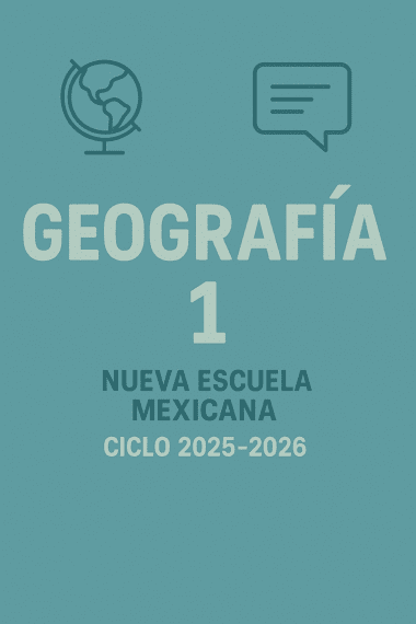 Geografía1°. Secundaria. NEM. Planeaciones por Proyectos para TODO el ciclo 2025 -2026. ABP. Editables