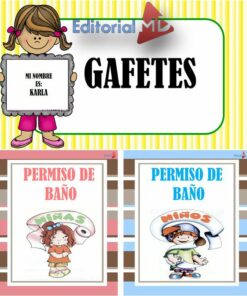 gafetes escolares para imprimir