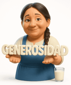 Generosidad con una sonrisa calida