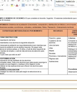 planeacion de geografia del tercer trimestre